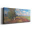 «Poppy Field In Summer» par Monet, reproduction d'art sur toile-641658403