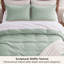 Ensemble de housse de couette à tissage gaufré 100% coton Essential Collection-106246744-106246745