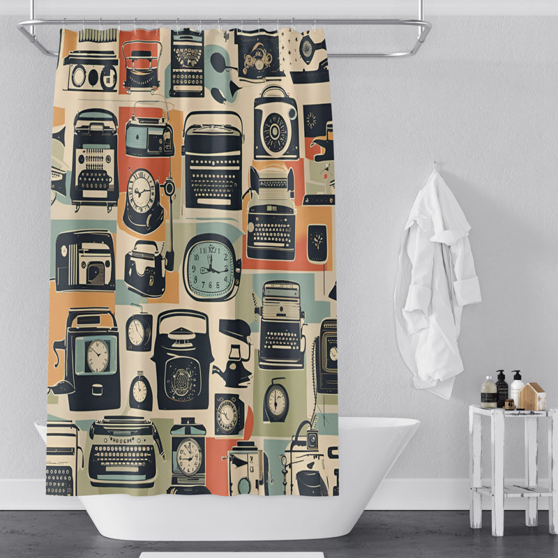Rideau de douche SH00813, L 70 po x L 72 po