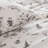 4 PCS Full Sheet Set Gray Deer Toile