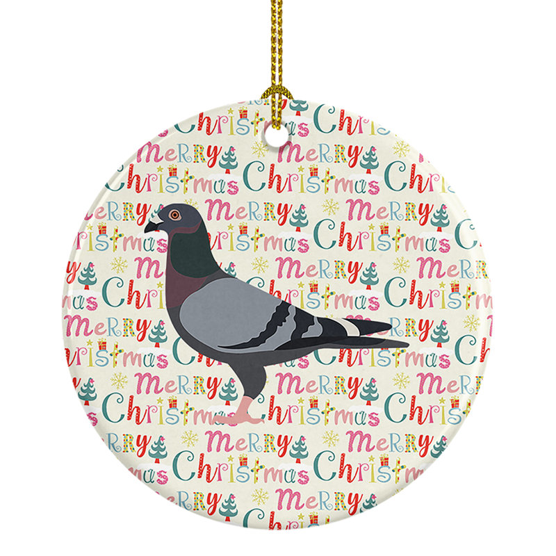 2.8'' Ceramic Animals Hanging Figurine Ornament