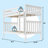 Aileana Kids Twin Over Twin Bunk Bed-539353787