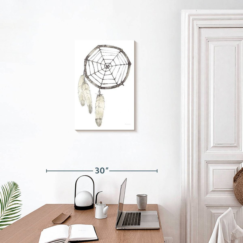 Kerner Dream Catcher Follow Your Dreams Neutral, 24" H x 16" W