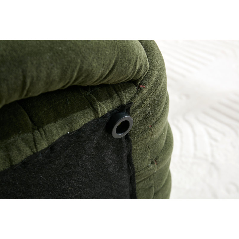 Tabouret de maquillage Chenille, Vert