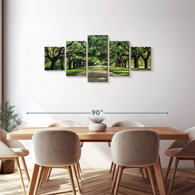 Canopy Trees, 30" H x 68" W