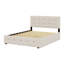 Lit plateforme tapissier avec 2 tiroirs et lit gigogne-2076433767