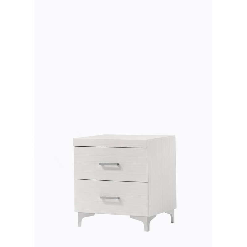Table de chevet blanche