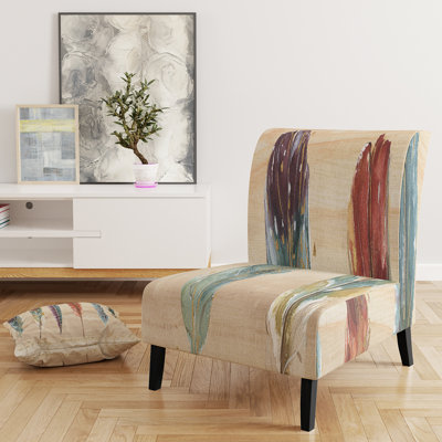 Fauteuil de chambre rembourré en velours Feathers Cottage Family - Lake House