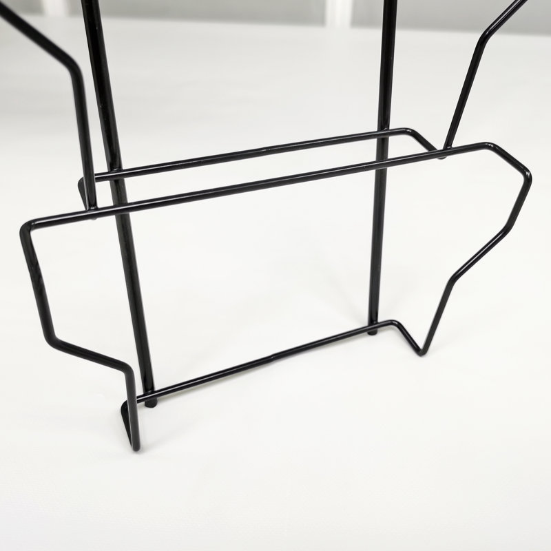 Fixation murale horizontale FixtureDisplays 6 poches 6 x 4 po carte de voeux porte-cartes 6,7 x 2 x 21,3 po 11714-6X4 noir