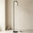 Modern Floor Lamp With Linen Shade - Tall Standing Lamp For Living Room, Bedroom, And Office With Replaceable LED Bulb And Foot Pedal Switch