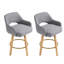 Swivel Upholstered Bar Stool