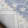 Cyrilmagnin Hand Tufted Wool Cotton Oriental Rug in Ivory/Blue