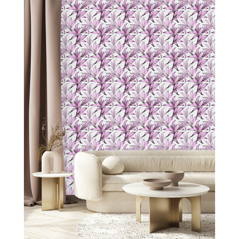 Carreau de papier peint auto-adhésif l 25 po, L 2,09 pi x L 10,42 pi