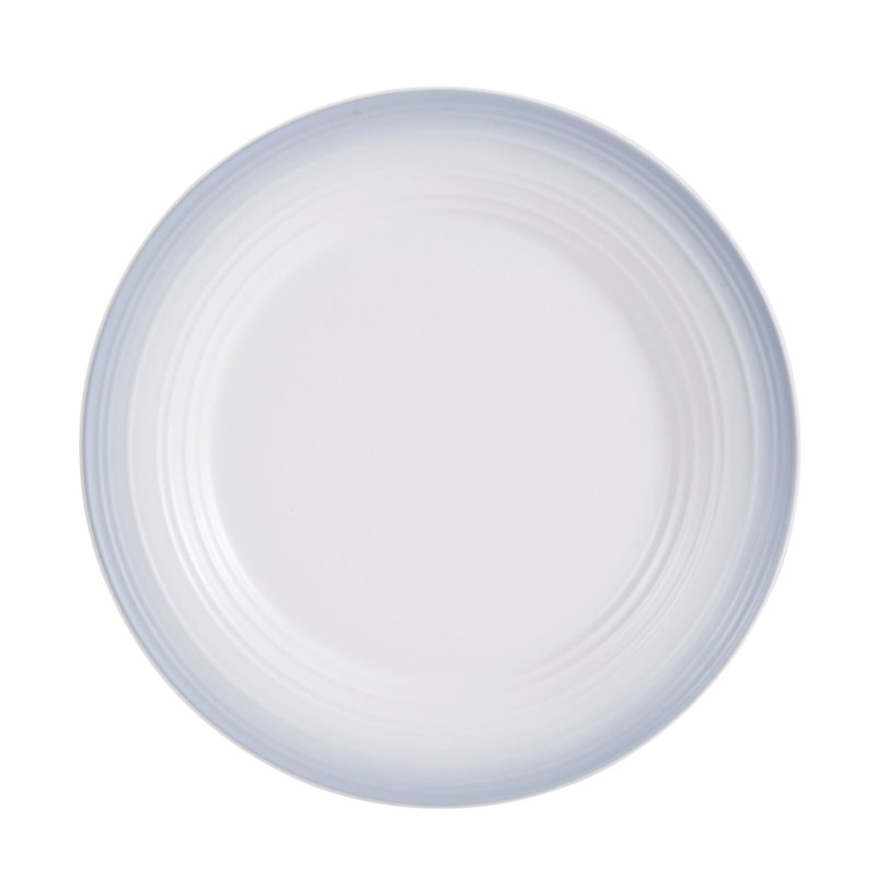 Swirl 4-Piece Place Setting, Service for 1, Ombre Gray