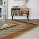 Handmade Wool Ivory/Brown/Beige Rug