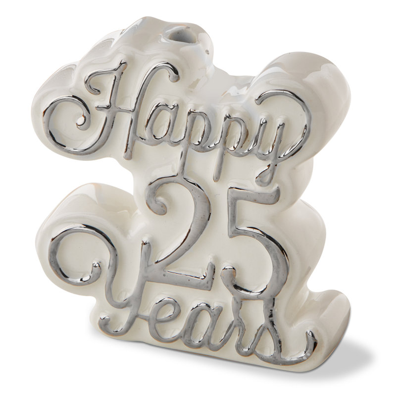 Porte-bougie Happy 25 Years