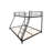 Metal Twin over Full Bunk Bed/ Heavy-duty Sturdy Metal/ Noise Reduced/ Squeak Free/ Wooden Slat/ No Box Spring Needed