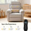 Fauteuil oscillant inclinable et oscillant électrique à 270 °
