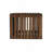 Wall-Mounted Bedside, Open Storage, Brown