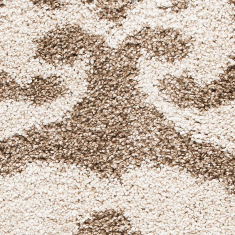 Tapis brun / beige Ellyona, Tapis de couloir 2 pi 3 po x 11 pi