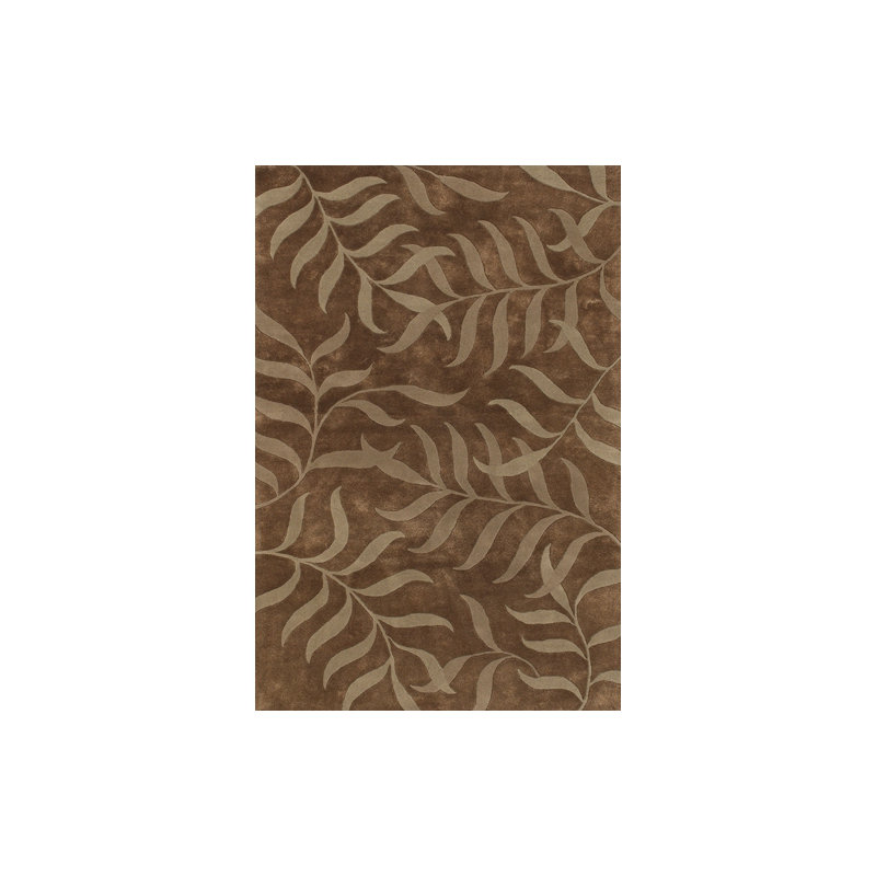 Tapis en jute/en sisal brun/naturel touffeté à la main Halvard, Rectangle 7 pi 9 po x 10 pi 6 po