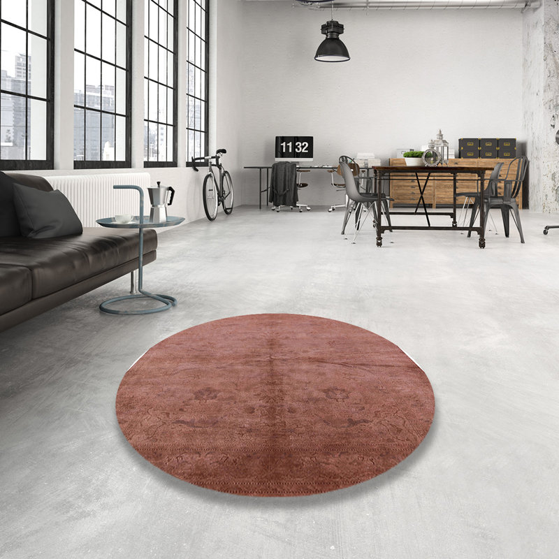 Pressley Oriental Indoor Rug, Round 5'