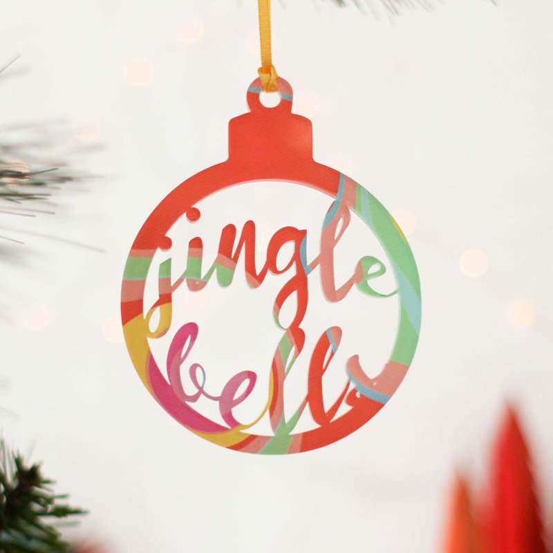 10cm Acrylic Bauble