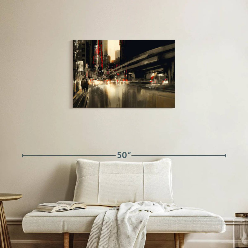 «Sirci City Abstract», H 20 po x l 30 po