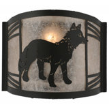 Fox On The Loose 1 - Light Flush Mounted Sconce