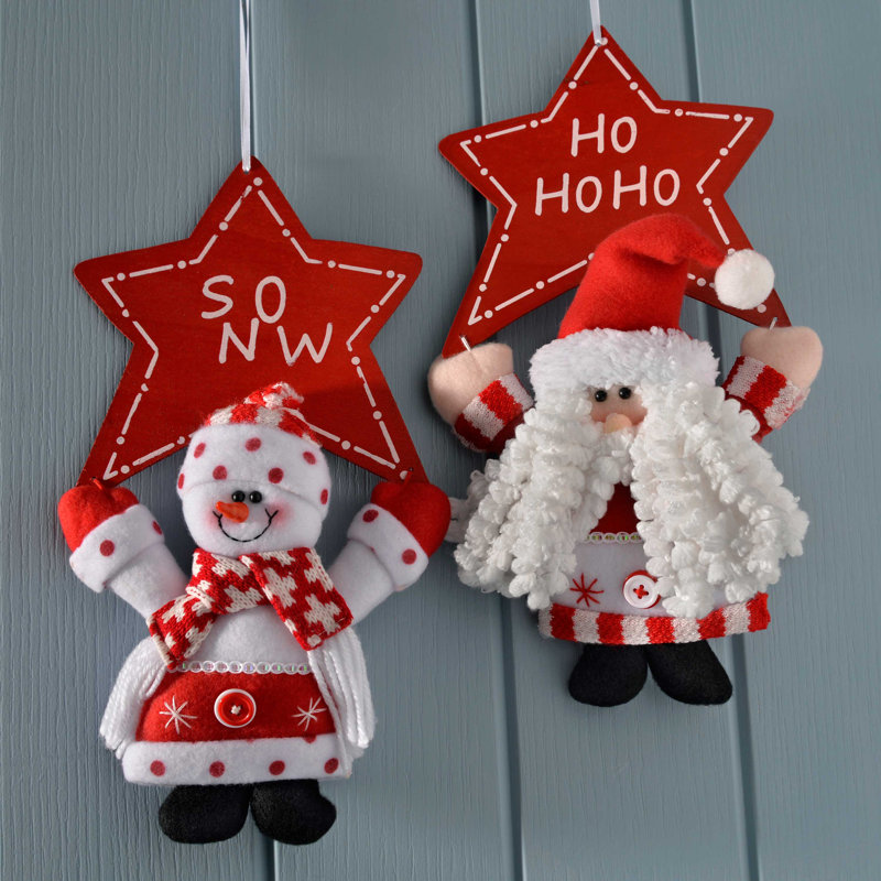 30cm Fabric Astrology & Stars Hanging Figurine Ornament