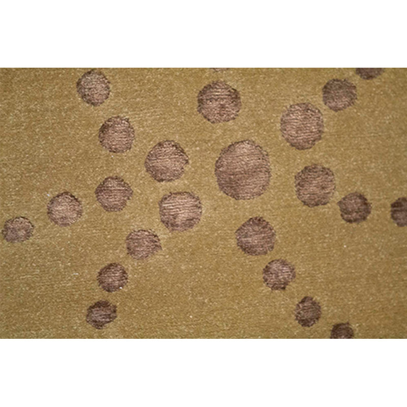 Tapis doré de haute qualité noué à la main
