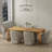 Imogen Solid Wood 86" Rectangular Dining Table