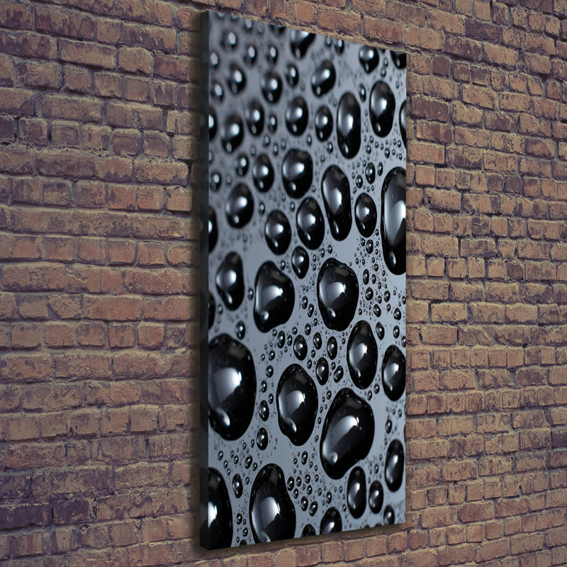 Drops Of Water - Wrapped Canvas Print