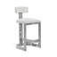 Brooklyn Upholstered Stool with Solid Wood Frame-70809194
