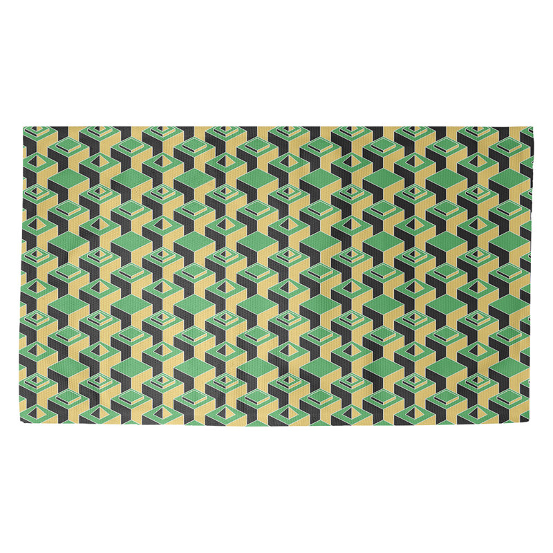 Jordao Geometric Indoor Rug, Rectangle 2' x 3'