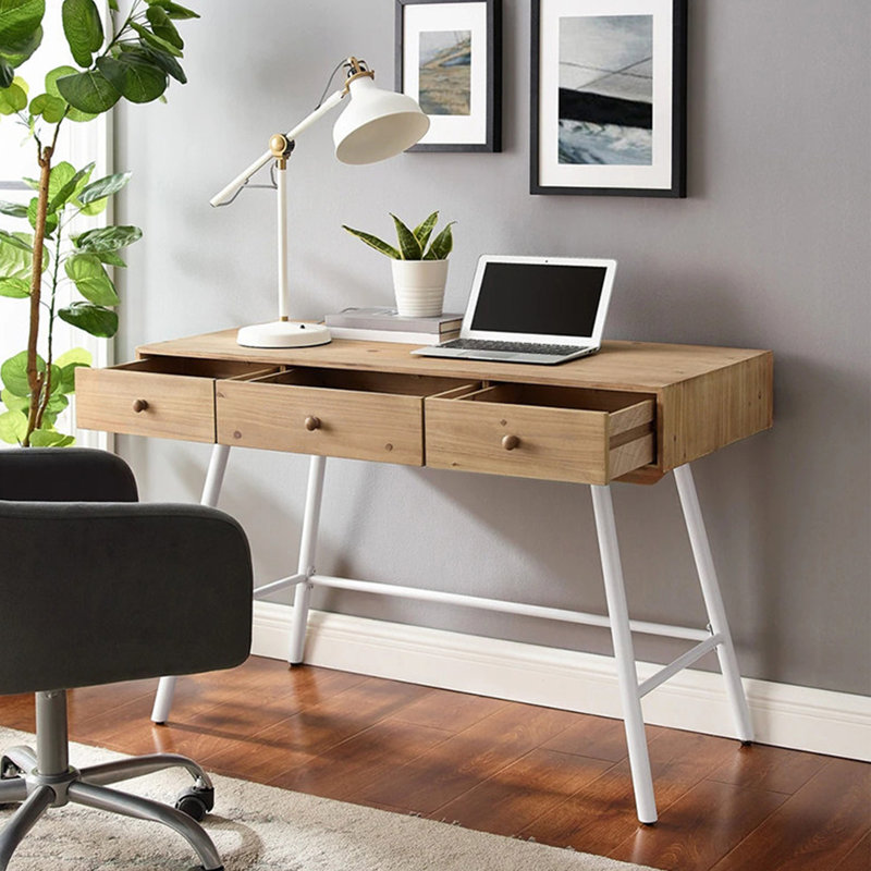 Console Nordic Minimalist, H 29,5 po x l 55,1 po x P 23,6 po, Blanc