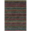 Tapis noir / rouge / vert en polyester tissé à la machine Condol-109575031