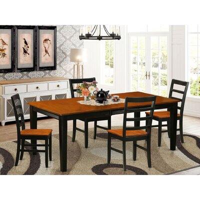 Loraine Butterfly Leaf Rubberwood Solid Wood Dining Set -  Red Barrel StudioÂ®, F3A45D4AC1C44281870C543B99C60FBC