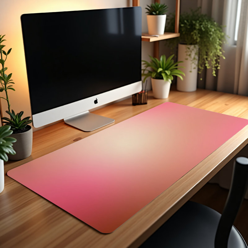 Polyester Desk Pad, 14.4x12.1
