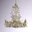 Lustre empire 6 lumières de style bougie Noran