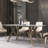 Modern Rectangular Rock Slab Dining Table Sets-110979454
