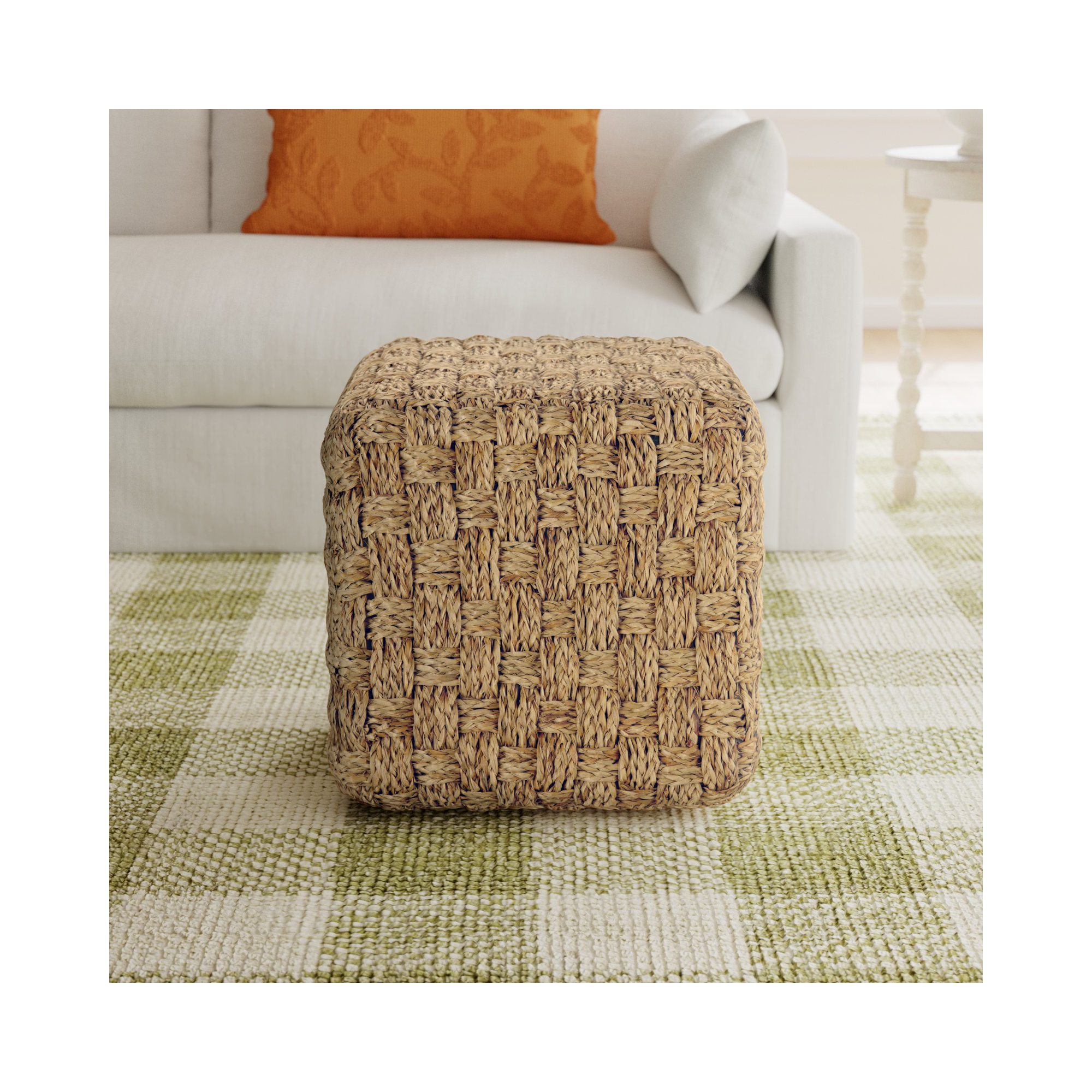 Runa Upholstered Pouf