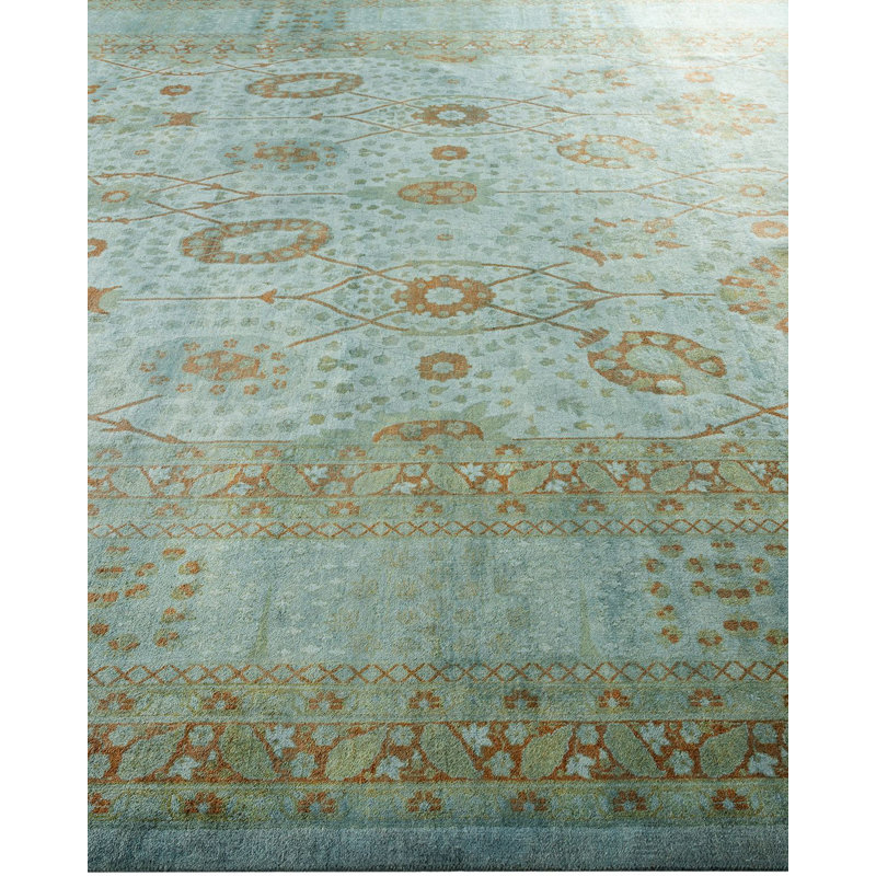 Fine Vibrance One-of-a-Kind 9' 4" X 12' 4" Hand Knotted Area Rug