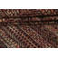 Tapis oriental intérieur / extérieur à motif abstrait noué à la main 5 x 8