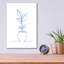 «One Line Plant II» par Seven Trees Design, art mural en verre acrylique-1489898702