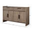 Katsikis 4-Door Wood Server, Cocoa