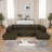 Boneless Oversized 138.5" Modular U-shaped Convertible Sofa-147694144