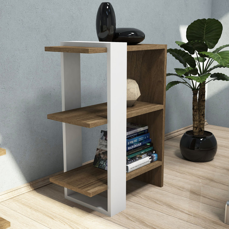 Edwardo 27.56" H x 20.47" W Geometric Bookcase