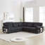 Canapé modulaire en L polyvalent et confortable convenant à tous les types de pièces, offrant un confort amélioré et un design élégant-1015023525