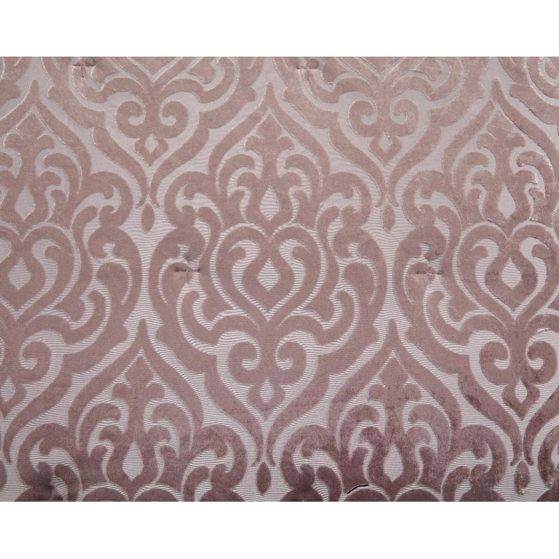Wanston Velvet Bedspread with Pillow Shams, Super King Bedspread+ 2 Standard Shams, Pink